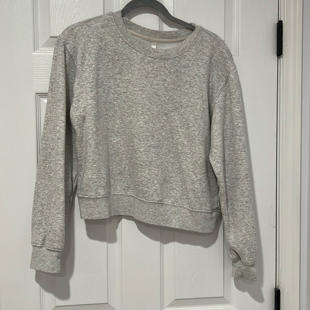 Fabletics Cropped Crewneck Sweatshirt